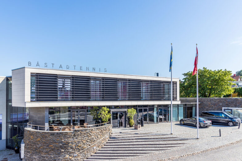 tennispaviljongen exteriör hotell skansen båstad